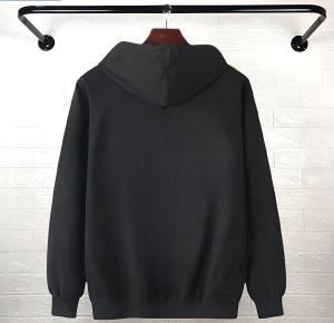 Sweater Hoodie Zipper Balaclava Hoodie Jumbo Jaket Boxy Hitam Doble Kupluk