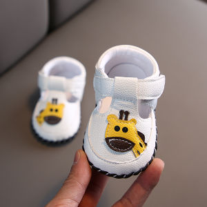 Summer New Arrival Newborn Baby Boy Sandals Infant Leather Rubber Sole Flat Toddler First Walkers