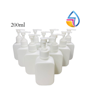 10pcs Bundles of 200ml HDPE White Pump Lotion Bottles - High Quality Materials By CPC