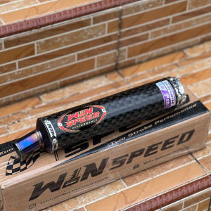 SLINCER KNALPOT NINJA SS/R/RR/SS/RX KING/SATRIA 2TAK FULL CARBON ASLI PANJANG 30CM ORIGINAL WINSPEED PERFORMACE