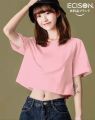 croptop plain women croptop plain korean style croptop shirt croptop women blouse crotop plain women new style 2024 cotton croptop plain high qaulity croptop plain blouse. 