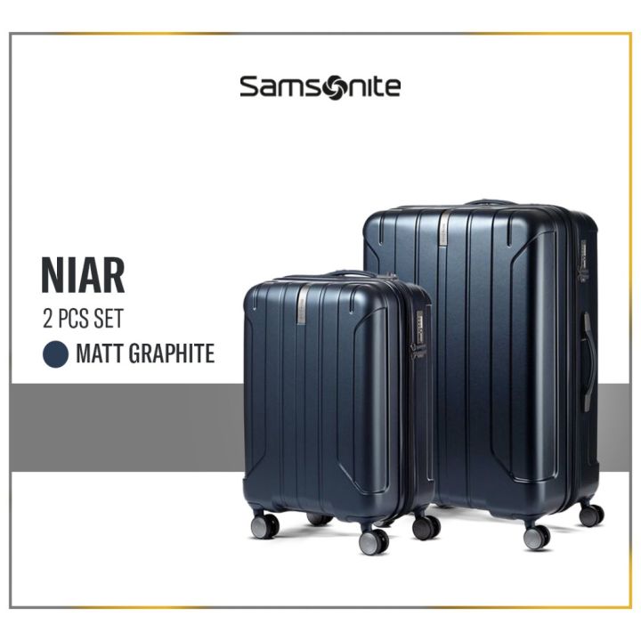 Samsonite Koper Hardcase Niar 2Pcs Set (20,29Inch) Matt Graphite