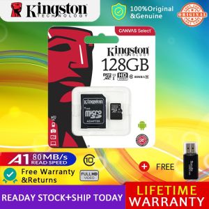 ♥COD+100% original authentic Kingston Micro SD Card Class 10 memory card U1 fast speed Original 16GB/32GB/64GB/128GB/256GB TF card Suitable