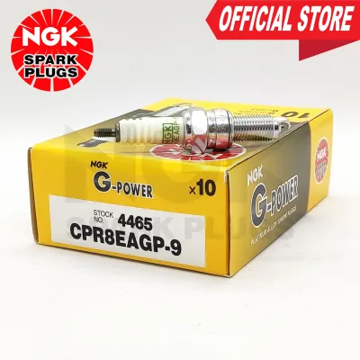 NGK CPR8EAGP-9 G-Power Spark Plug for Honda Beat 110ADV 150 PCX 150 Yamaha Aerox 155 & Nmax 155