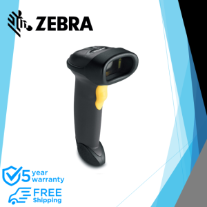 Zebra LS2208 1D Wire Barcode Scanner with USB kit (LS2208-SR2000R-UR)