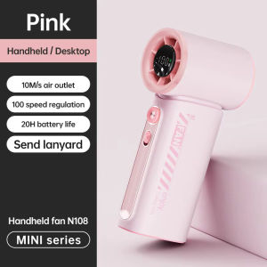 Portable fan Ultra 19000PRM 3600mAh Rechargeable Mini Fan with 1-100 Speed LED Display Outdoor Camping Fashionable cool and multifunctional