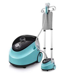 New Household Dual-Pole Garment Steamer Iron Powerful Large Capacity Intelligent Vertical Pressurized Hanging Flat Iron Machine