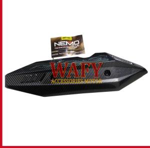 Tutup Knalpot Vario 125 New Dan Vario 150 New 2018 2022 Carbon Nemo Vario 2018 Vario2019 Vario2020 Vario 2021 Vario 2022 Tameng Knalpot Carbon Vario