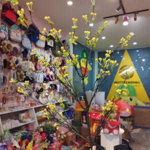 Cành cherry thân cổ trái cây việt quất thân leo cây giả trang trí nội thất sang trọng hàng nhập khẩu