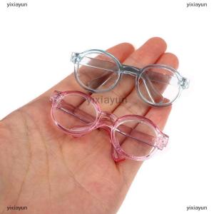 [COD] yixiayun Plush Doll Glasses Accessory Round Frame 6.5/9.5cm Eyewear Clear Lens