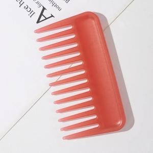 1Pc Plastic Wide Toothed Comb Detoxification Hair Brush Heat-resistant Massage Hair Comb Special for Real Hair Wigs Portable New