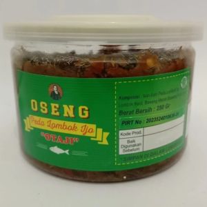 Otaji Oseng Peda Lombok Ijo Kemasan 250 gram