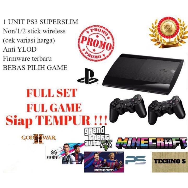 Promo PS3 Superslim 500GB Fullgame PS Super slim 500 GB Full
