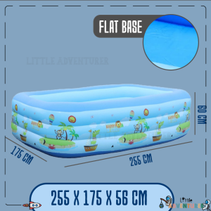 Inflatable Swimming Pool 285cm 255cm 150cm 3 Ring Kids Baby Family | Kolam Renang Kembung Mandi | 充气游泳池