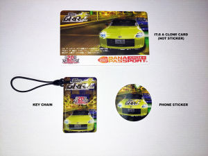 【Not Sticker】【1+3】 - Original Banapassport + Clone Card + Clone Key Chain + Clone Sticker - Wangan (NEW / BLANK)