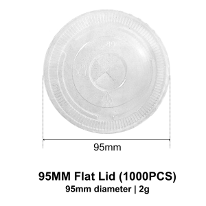 PP Cup / PP U Cup - Cold Drink Plastic Cup Food Grade & Durable Takeaway Beverage Cup Flat Lid  Sip Lid