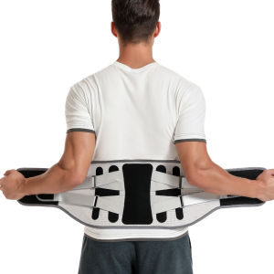 Back Brace with 8 Support Belts for Lower Back Pain Relief Women Men Lumbar Support Orthopedic with Large Area Aluminum Support for Herniated Disc Sciatica