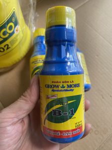 Phân Bón Lá Vitamin B1 Grow More Tạo Mầm Rễ Khoẻ Sai Hoa Phục Hồi Rễ Yếu Lá Dày -lọ 100ml