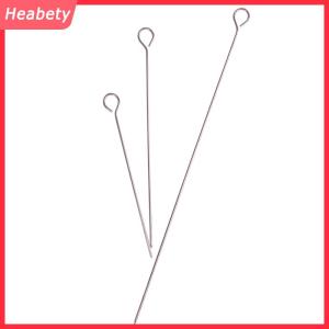 Heabety 10 cái thịt ngỗng tròn nướng xiên que thép không gỉ BBQ kim