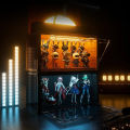Rak Display Mainan Gantung Tampilan Organizer Transparan Action Figure Showcase Organizer Rak. 
