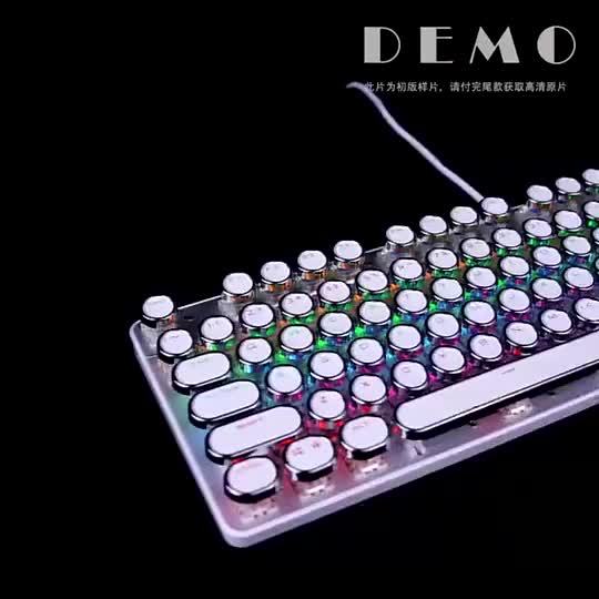 Mechanical Keyboard Wired Green Shaft Gaming Electronic Sports Desktop