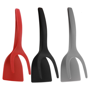 2 trong 1 thìa tong xẻng clip cho trứng và bánh đa chức năng bánh mì nướng omelets sáng tạo hộ gia đình dụng cụ nấu ăn