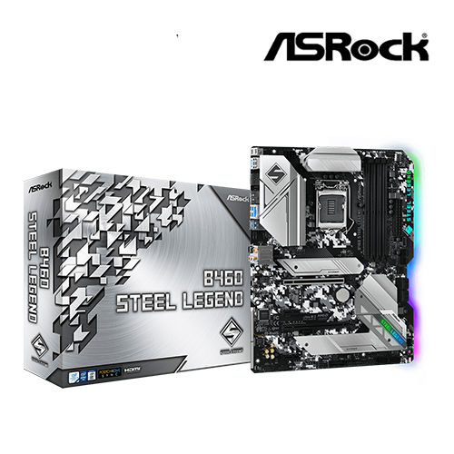 ASROCK B460 Steel Legend Motherboard Intel B460 (Socket