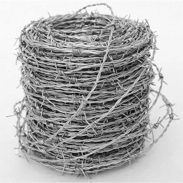 20M/50M/100M Iron Barbed Wire Roll Fence Barbed Wire/ Blade rope barbed ...