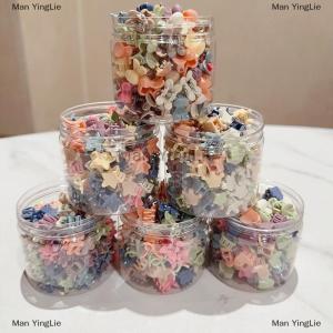 [COD] Man YingLie 100Pcs Colorful Small Girls Hair Clips Cute Flower Star Hair Claws Styling Hair Braid Hairpins Kids Hair Accessories Headwear