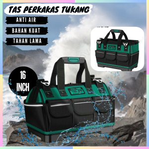 FAST DELIVERY AIRAJ Tas Perkakas Tukang dan Teknisi Bengkel Multifungsi Bahan Kuat Mini Waterproof