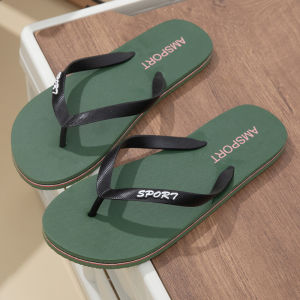 MenS Summer Casual Flip-Flops New Fashionable Outdoor Soft-Soled Beach Couple Slippers