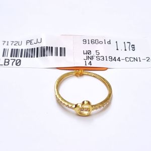 JIN JING CINCIN LOVE BATU SIZE 9-16 EMAS 916 TULEN 1g UP