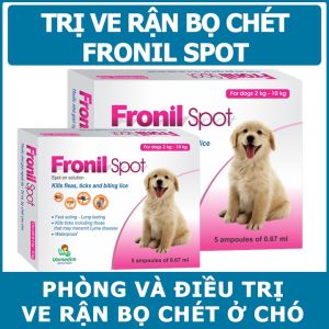 Nhỏ gáy Fronil Spot đặc trị ve rận bọ chét cho chó mèo (1 ống 0.67ml)