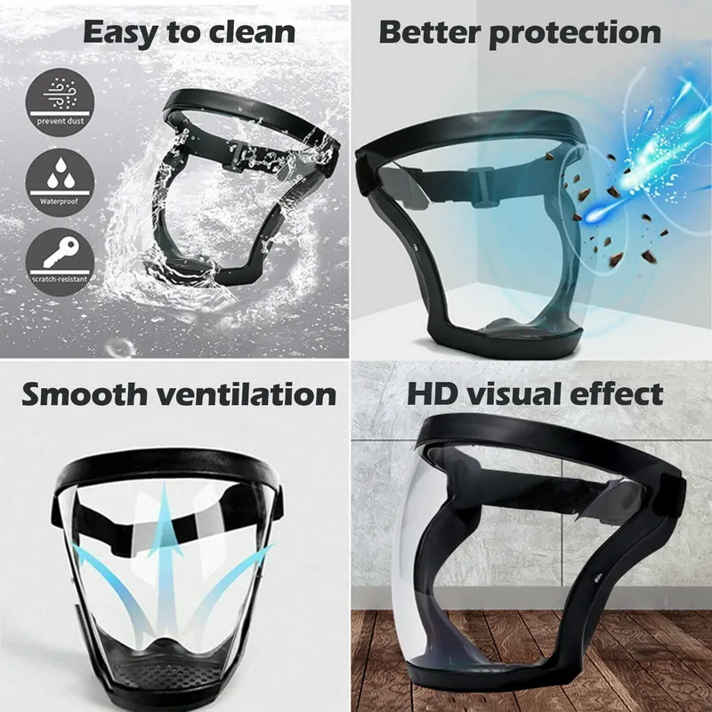 Avet New Adjustable Full Face shield detachable protective