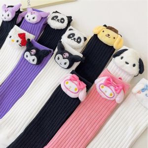 ถุงเท้าแมวแบบอนิเมะสำหรับเด็กหญิงสไตล์คาワイอี้ ทันสมัยและสวมใส่ง่ายสำหรับนักเรียน