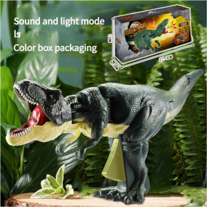 Dinosaur Toy Tyrannosaurus Rex Model Head and Tail Moving Dinosaur Children Press Toys