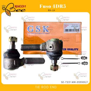 QUEENBEE GSK Mitsubishi Fuso 4DR5 Tie Rod End Set RIGHT/LEFT with lock pin SE-7221 MW-033300/1 RH/LH