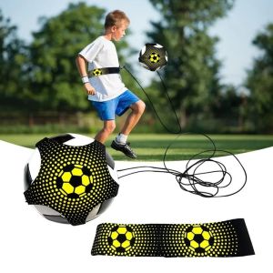 MUQZI Kicking Soccer Ball Juggle Bags Elastic Belt Adjustable Football Kick Trainer Sports Assistance Portable Soccer Trainer Belt Team Sports