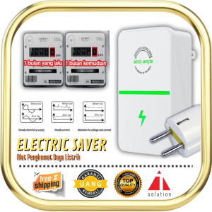 Alat Penghemat Daya Listrik Token Rumah - Electric Energy Saver 90-250V Plug In - Hemat Daya Listrik Meteran PLN