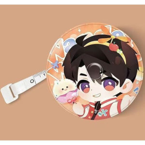 Love and Deepspace Soft Tape Measure 2m Double Sided Metric Inch Body Ruler Xavier Zayne Rafayel Sylus Caleb Kawaii Waist Hip Sewing Tool Game Merch Christmas Gift for Friends