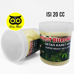 KICAU MART Obat Pulut 20 Gram Getah Karet Asli Getah Bendo Jebakan Burung Perangkap Pemikat Penjerat Kaki Tubuh Hewan Burung Tupai Lem Pulut Lem Pikat Super Lengket