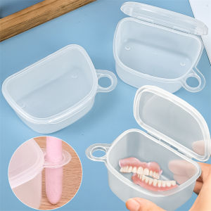 Multifunctional Invisible Braces Transparent Plastic Box Dentures Orthodontic Retainer Packaging Boxes Jewelry Anti-Dust Storage Case for Collecting Small Items