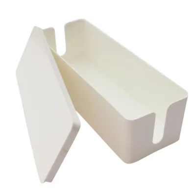 Power cord board storage box hub cable box Cable Box to Organize and Hide Messy Rope Storage Box