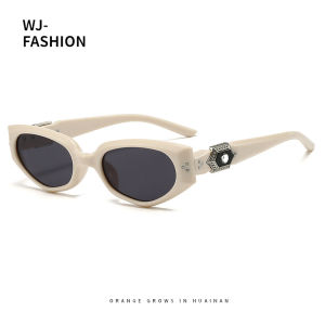 【WJ】New jewelry series GM sunglasses Retro cat eye small frame sunglasses for men and women