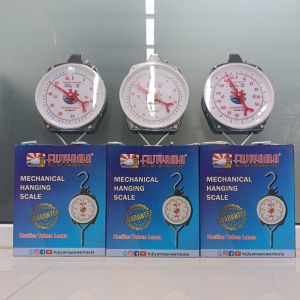 FUJIYAMA Analog Timbangan Gantung 50kg -100kg - 150kg - 200kg Jarum Manual Besi Timbang Ayam Ikan Pasar Sembako Kitchen Hanging Scale 50 kg - 200 kg