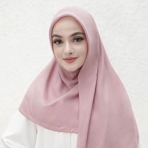 Essential Pink 11 Scarf Polos Mandjha Ivan Gunawan Muslim Hijab Segi Empat Voal Glitter 0riginal