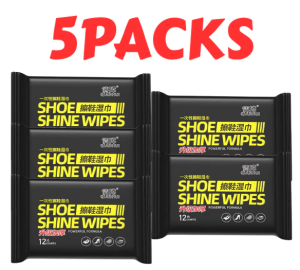 5packs Premium White Sneaker Cleaning Wipes Disposable Shoe Cleaner Wipes Gentle Quick No Wash Wipe