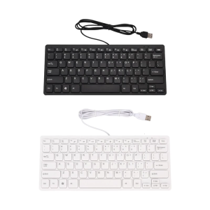 Mỏng có dây USB 72 key bàn phím hoạt động yên tĩnh Trọng lượng nhẹ Thiết kế di động hoàn hảo cho du lịch bàn nhỏ