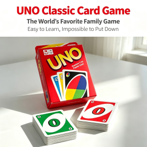 UNO Classic Card Game - Easy to Learn Impossible to Put Down - Family Game - 108 Cards - Colorful Design - Play Anywhere
