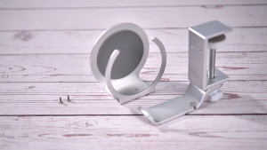 360 Degree Rotating Desk Cup Holder Clip Mugs Storage Rack Adjustable Mount Desktop Computer Desk Fixed Cup Holder